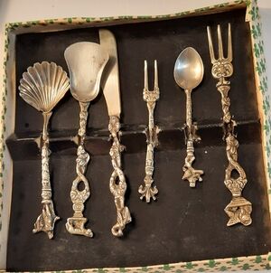 Italian Silver Candelight Hostess Flatware